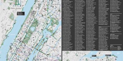 Велосипед Манхэттен переулок на карте