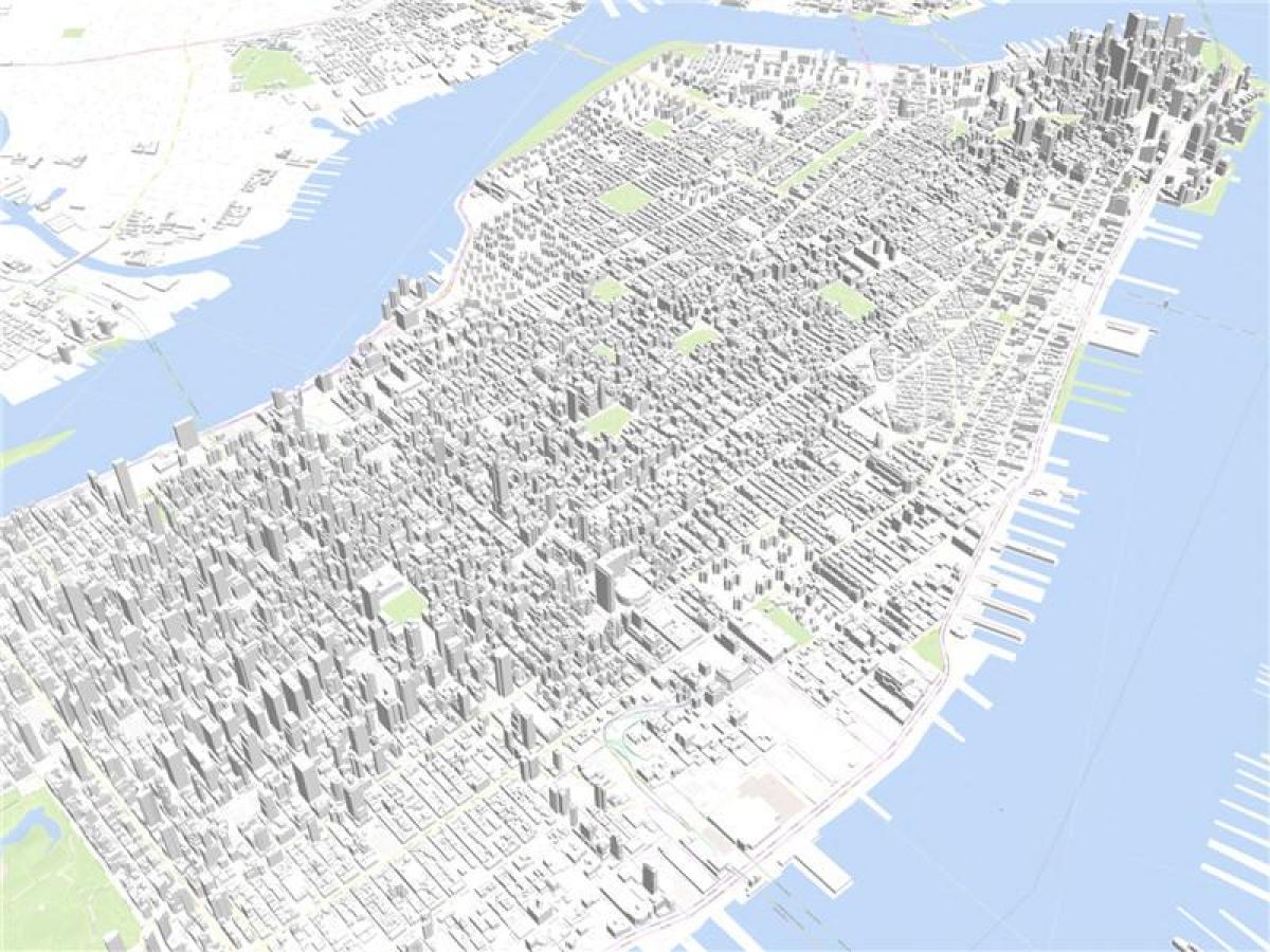 Манхэттен 3D карта