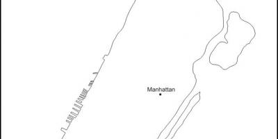 Пустая карта Манхэттена