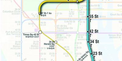 Карта метро второй авеню