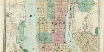 Исторической карты Манхэттена